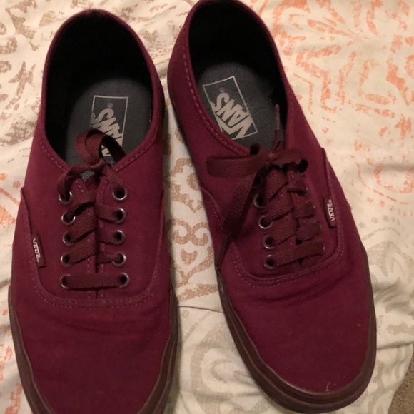 all burgundy vans